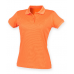 Womens Coolplus Polo Shirt | BRIGHT ORANGE / BRIGHT PINK